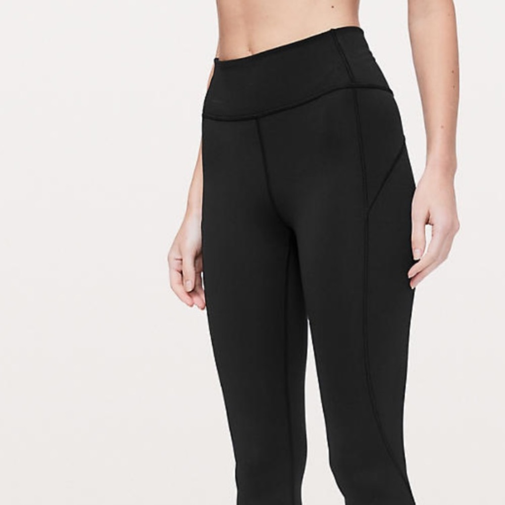 LuluLemon in Movement Black Tights